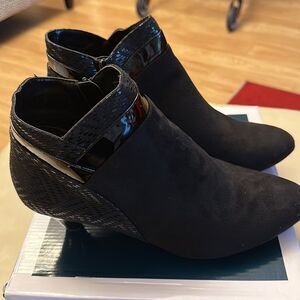 Black Suede booties